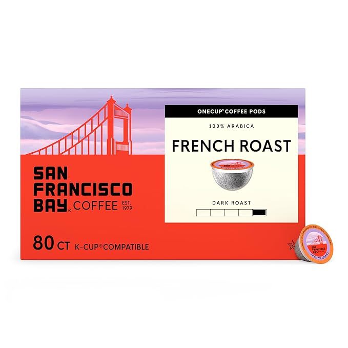 San Francisco Bay French Roast Coffee Pods – 80 Ct