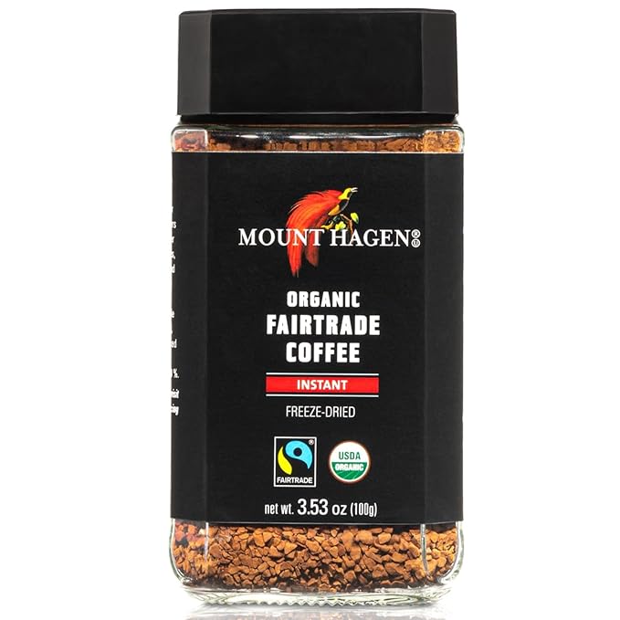 Mount Hagen Organic Instant Coffee – 3.53oz Jar